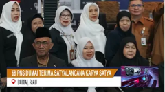 65 PNS DUMAI TERIMA SATYALANCANA KARYA SATYA, WALI KOTA : JADIKAN PEKERJAAN ITU IBADAH